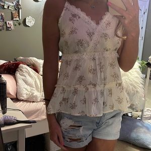 brand new cream tank